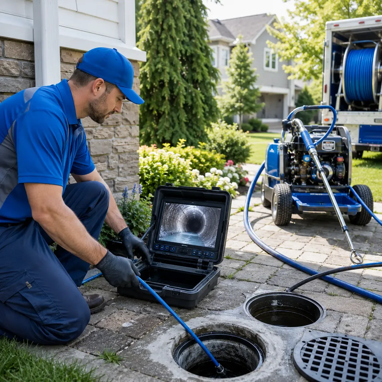 Outdoor drain cleaning professionals serving Mansfield, LA